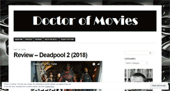 Desktop Screenshot of doctorofmovies.com